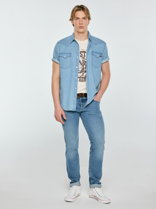 Pánska košeľa  SHORT SLEEVE WESTERN 267